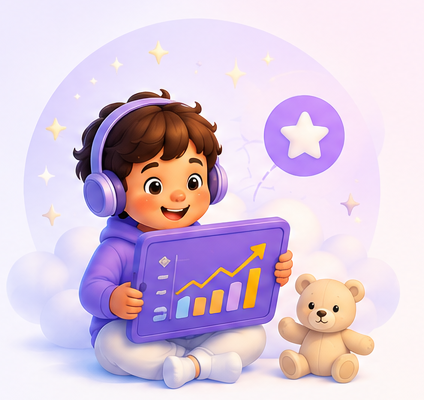 Learning progress illustration