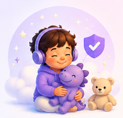 Safe curated content illustration